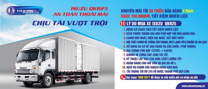 xe tải isuzu 2t4 thùng kín