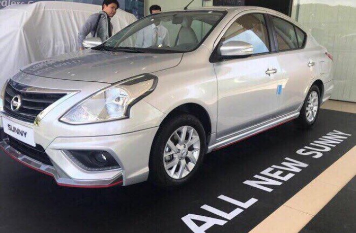 Nissan Sunny XVG 2018 màu trắng, có sẵn giao ngay, Hỗ trợ Trả góp 80%