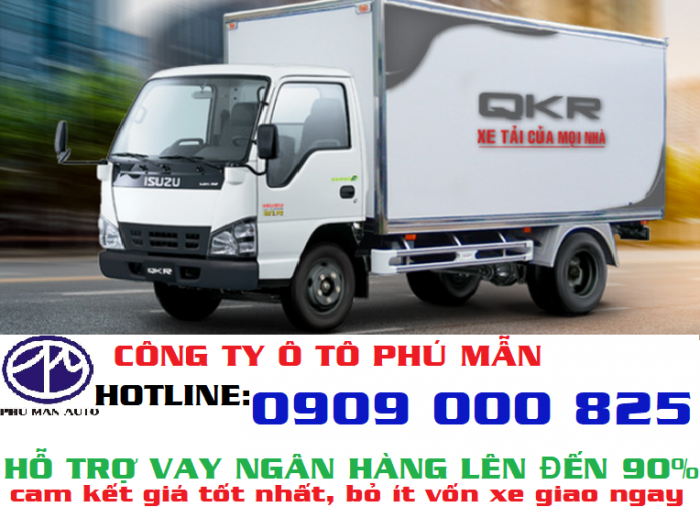 Xe tải isuzu 1.9 tấn thùng dài 4m5- isuzu 2T- Giá xe tải isuzu