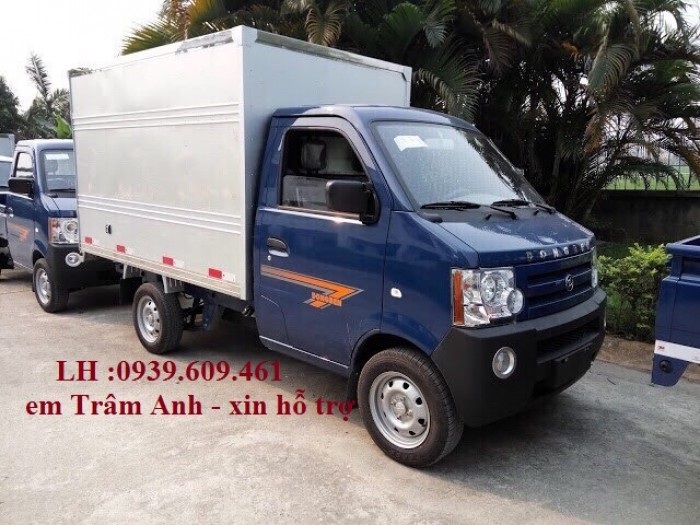 Xe tải Dongben thùng mui bạt 810kg/ thùng kín 770kg