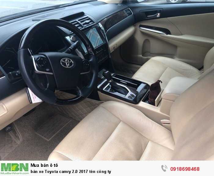 bán xe Toyota camry 2.0 2017 tên công ty