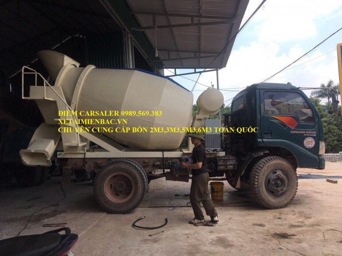 Bồn trộn bê tông 5m3,bồn trộn bê tông,bồn trộn bê tông 5 khối