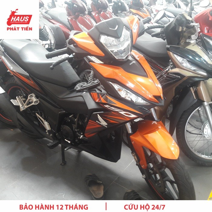 Bán xe Honda WINNER 2017, màu CAM-ĐEN, máy zin, chỉnh chủ, bảo hành 1 năm, hỗ trợ trả góp