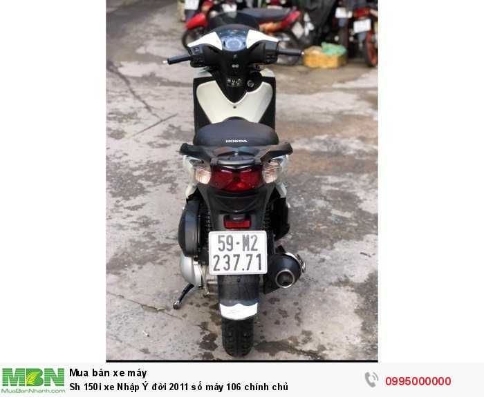 Sh 150i xe Nhập Ý đời 2011 số máy 106 chính chủ