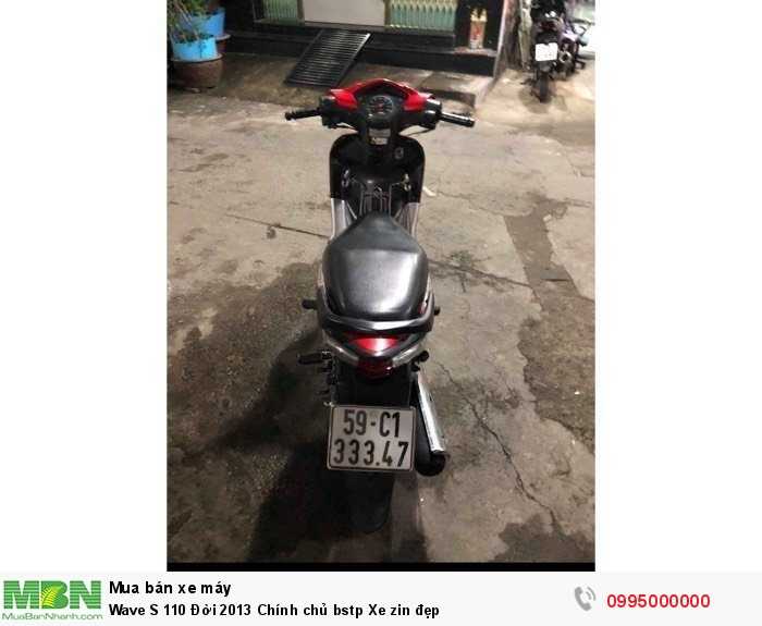 Wave S 110 Đời 2013 Chính chủ bstp Xe zin đẹp