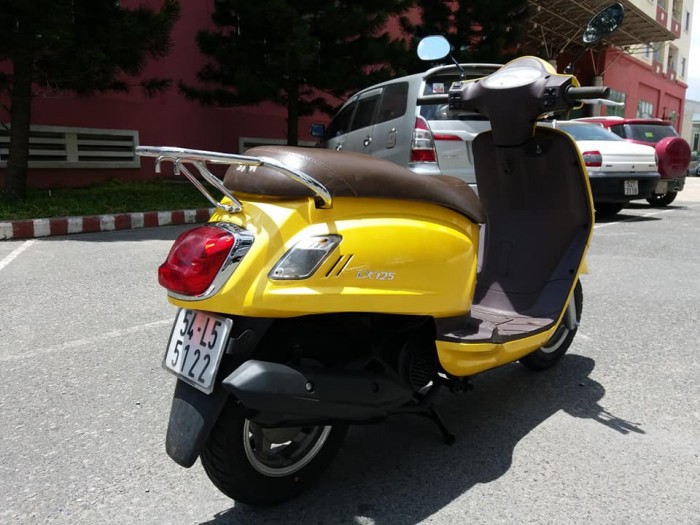 SYM Fiddle II 125 Vàng Gold Giống Vespa Tuyệt Đẹp