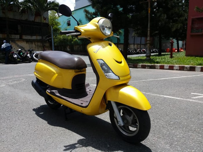 SYM Fiddle II 125 Vàng Gold Giống Vespa Tuyệt Đẹp