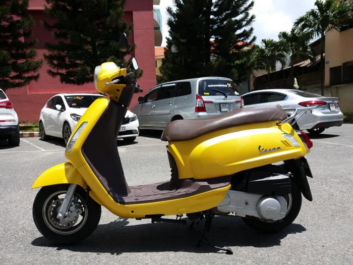 SYM Fiddle II 125 Vàng Gold Giống Vespa Tuyệt Đẹp