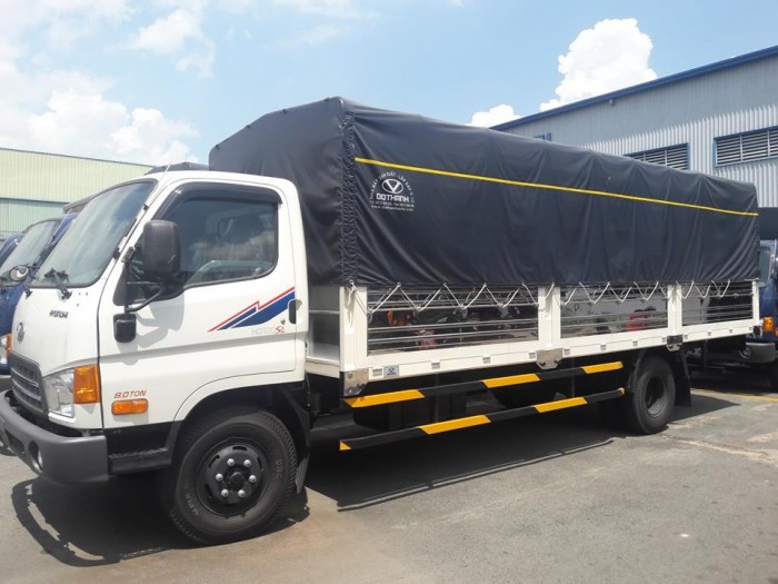 Giá xe tải Hyundai HD120SL 8 tấn thùng mui bạt dài 6m2 trả trước 100 triệu giao xe ngay