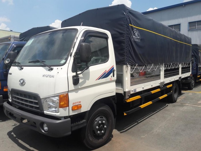 Giá xe tải Hyundai HD120SL 8 tấn thùng mui bạt dài 6m2 trả trước 100 triệu giao xe ngay