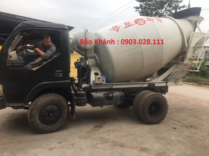 Bồn trộn bê tông loại nhỏ 2 khối, 3 khối, 4 khối giá rẻ