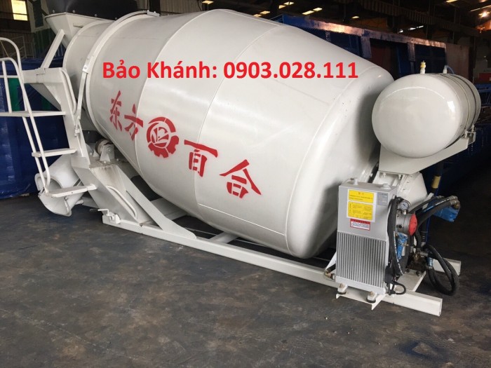 Bồn trộn bê tông loại nhỏ 2 khối, 3 khối, 4 khối giá rẻ
