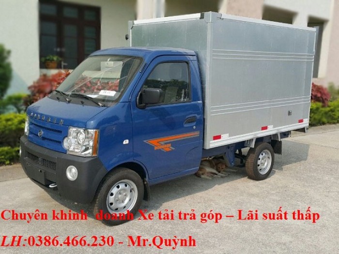 Bán Xe tải nhẹ Dongben 770kg thùng kín