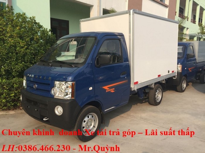 Bán Xe tải nhẹ Dongben 770kg thùng kín