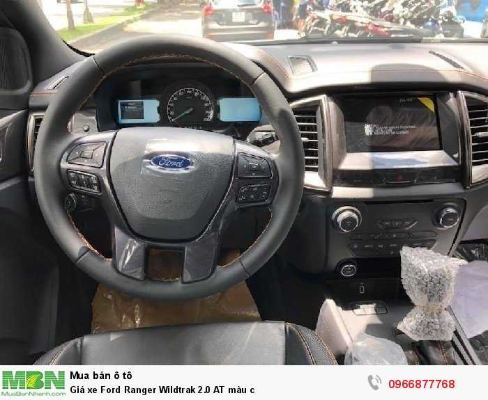 Giá xe Ford Ranger Wildtrak 2.0 AT màu cam, trả trước 200triệu có xe giao ngay tại Ford Giá Định