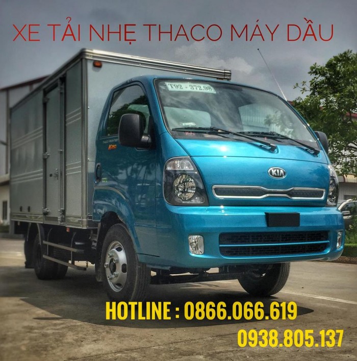 Bán xe tải k200 tải trọng thấp để vào phố phù hợp cho khách hàng là công ty