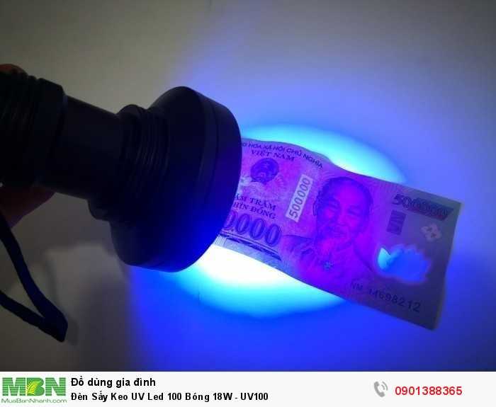 Đèn Sấy Keo UV Led 100 Bóng 18W - UV1003