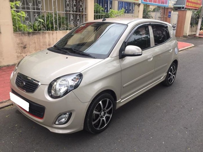 Cần bán kia Morning 2011, số tự động, màu vàng cát, xe nhà dùng kĩ