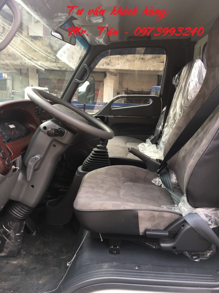 Xe tải Hyundai HD120SL tải trọng 8 tấn, thùng dài 6m3 giá cực tốt, nhiều quà tặng, khuyến mãi hấp dẫn, tặng ngay 14tr thuế trước bạ, trả trước 120tr giao xe ngay