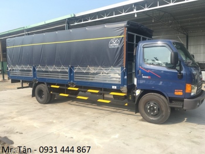 Xe tải Hyundai HD120SL tải trọng 8 tấn, thùng dài 6m3 giá cực tốt, nhiều quà tặng, khuyến mãi hấp dẫn, tặng ngay 14tr thuế trước bạ, trả trước 120tr giao xe ngay