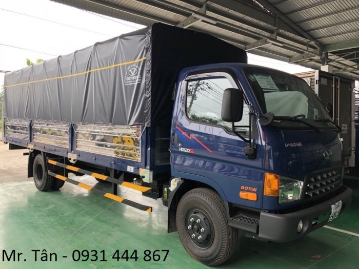 Xe tải Hyundai HD120SL tải trọng 8 tấn, thùng dài 6m3 giá cực tốt, nhiều quà tặng, khuyến mãi hấp dẫn, tặng ngay 14tr thuế trước bạ, trả trước 120tr giao xe ngay