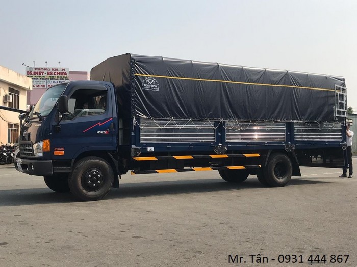 Xe tải Hyundai HD120SL tải trọng 8 tấn, thùng dài 6m3 giá cực tốt, nhiều quà tặng, khuyến mãi hấp dẫn, tặng ngay 14tr thuế trước bạ, trả trước 120tr giao xe ngay