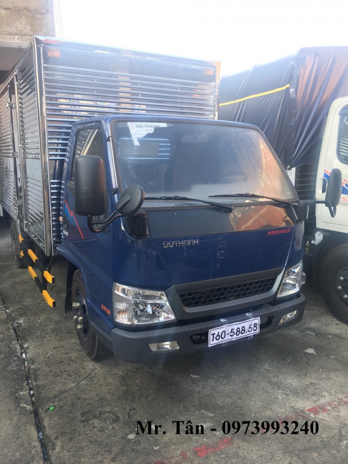 Xe tải hyundai Đô Thành iz49 tải trọng 2,4 tấn (vào thành phố), thùng dài 4m2, nhiều quà tặng, khuyến mãi hấp dẫn, tặng ngay 8 triệu thuế trước bạ, trả trước 60 triệu nhận xe ngay.