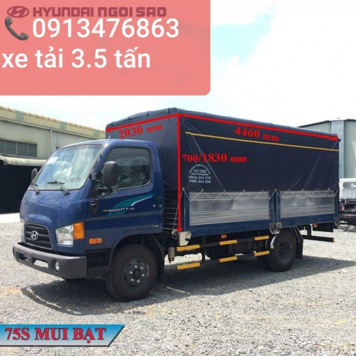 Xe tải Hyundai từ 1.5 tấn đến 7 tấn Bình Dương