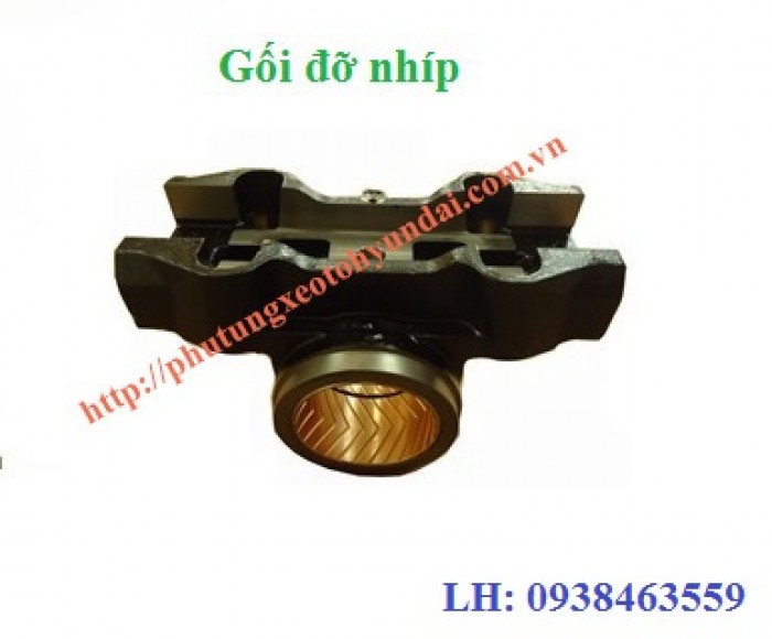Gối đỡ nhíp xe tải hyundai, balance xe tải hyundai 15 tấn