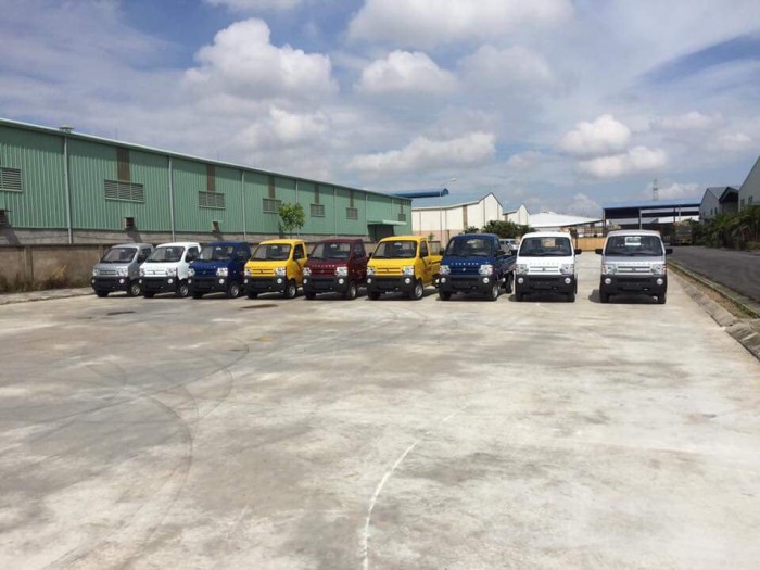 Xe tải nhẹ thùng kín 900kg | trợ lực tay lái , kính chỉnh điện ,máy lạnh | Xe tải KenBo 900kg thùng kín