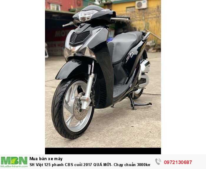 SH Việt 125 phanh CBS cuối 2017 QUÁ MỚI- Chạy chuẩn 3000km- ĐẸP MIỄN CHÊ!