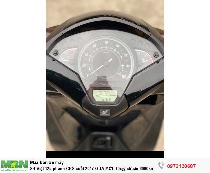 SH Việt 125 phanh CBS cuối 2017 QUÁ MỚI- Chạy chuẩn 3000km- ĐẸP MIỄN CHÊ!