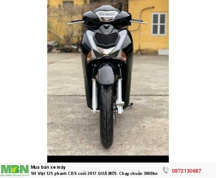 SH Việt 125 phanh CBS cuối 2017 QUÁ MỚI- Chạy chuẩn 3000km- ĐẸP MIỄN CHÊ!