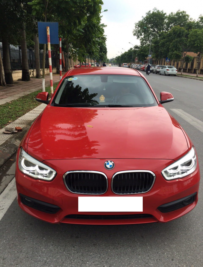 BMW 118i màu Đỏ/Đen sản xuất 2015 đăng ký 2016 nhập khẩu Đức Biển Hà Nội