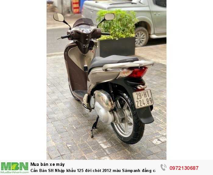 Cần Bán SH Nhập khẩu 125 đời chót 2012 màu Sâmpanh đẳng cấp- XE ĐI CHUẨN 9000km- Quá mới!