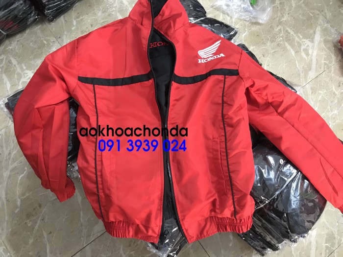 Địa chỉ bán áo khoác Honda, xưởng chuyên may áo khoác giá rẻ toàn quốc