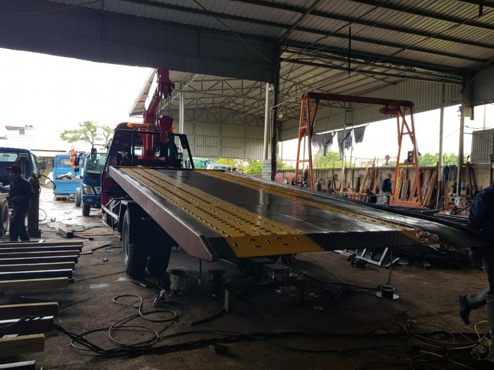 Xe cứu hộ 3 chức năng có gắn cẩu 5 tấn Thaco 950A