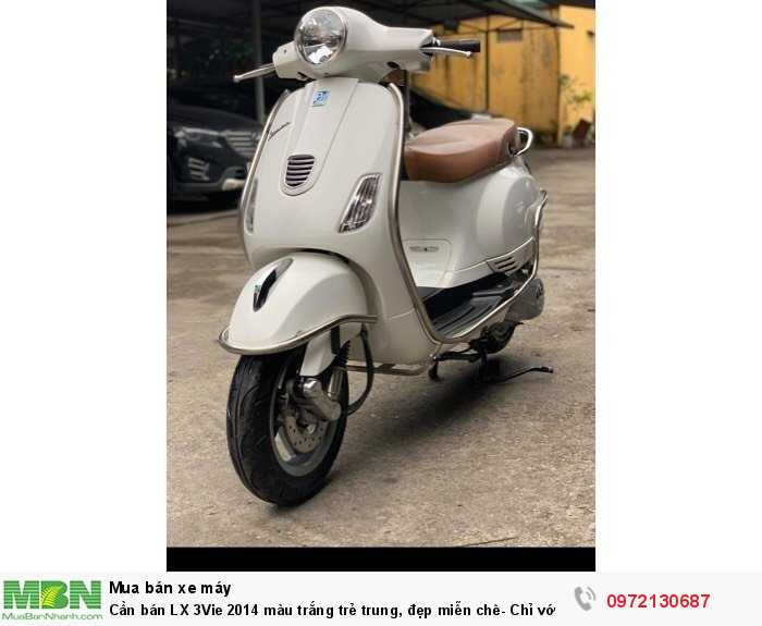 Cần bán LX 3Vie 2014 màu trắng trẻ trung, đẹp miễn chê
