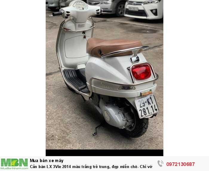 Cần bán LX 3Vie 2014 màu trắng trẻ trung, đẹp miễn chê