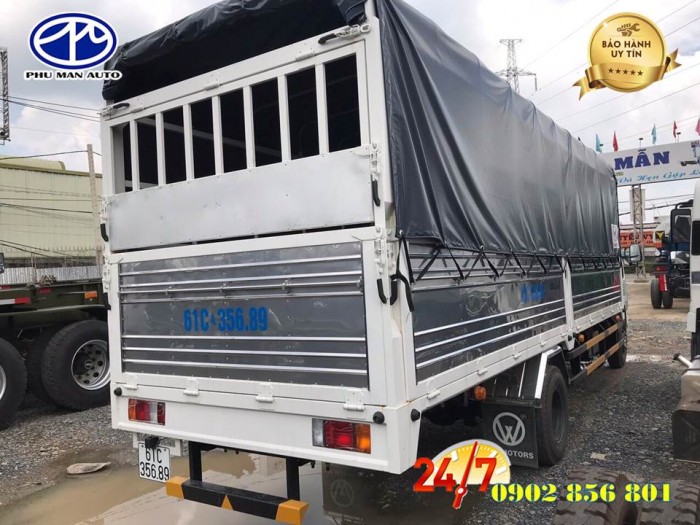 Xe tải 1 tấn 9 chuyên vào thành phố thùng hàng dài