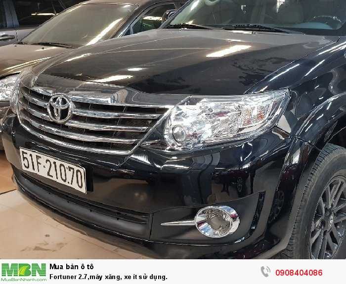 Fortuner 2.7,máy xăng, cty xuất hóa đơn