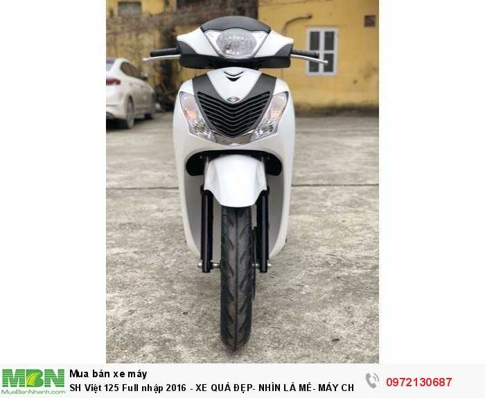 Sh Việt 125 Full Nhập 2016 - Xe Quá Đẹp- Nhìn Là Mê- Máy Chất Miễn Chê!