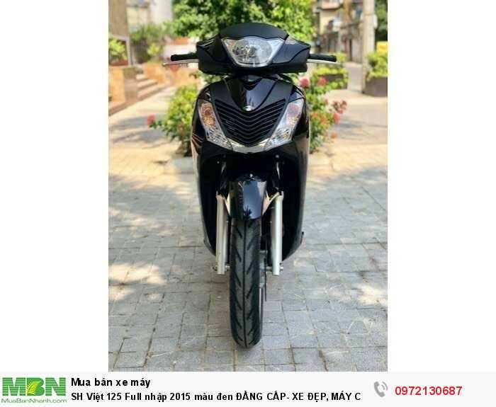 Sh Việt 125 Full Nhập 2015 Màu Đen Đẳng Cấp- Xe Đẹp, Máy Chất, Mua Là Thích.