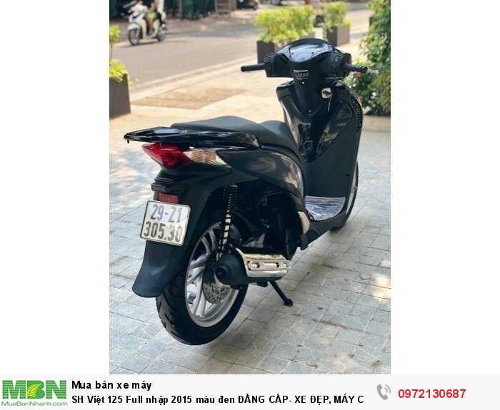 Sh Việt 125 Full Nhập 2015 Màu Đen Đẳng Cấp- Xe Đẹp, Máy Chất, Mua Là Thích.
