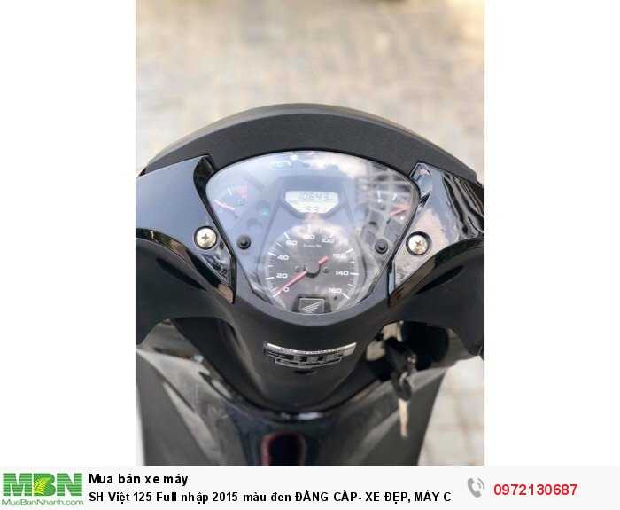 Sh Việt 125 Full Nhập 2015 Màu Đen Đẳng Cấp- Xe Đẹp, Máy Chất, Mua Là Thích.