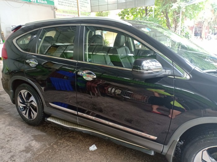 Bán Honda CRV 2.4AT màu đen VIP số tự động sản xuất cuối 2014 mẫu 2015 biển Sài Gòn