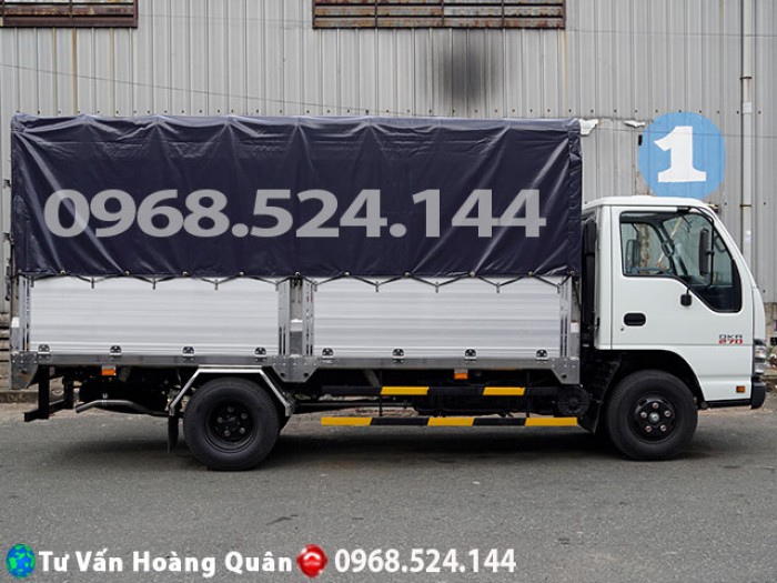 Cần bán xe Isuzu 2t4 thùng bạt QKR 270 2018, màu trắng