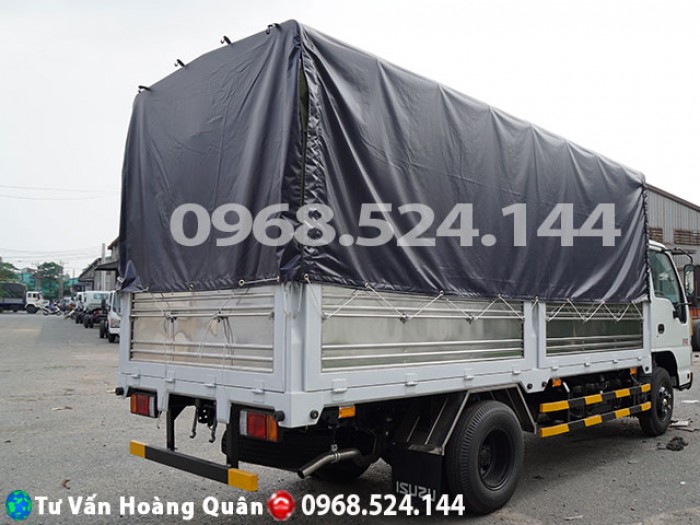 Cần bán xe Isuzu 2t4 thùng bạt QKR 270 2018, màu trắng