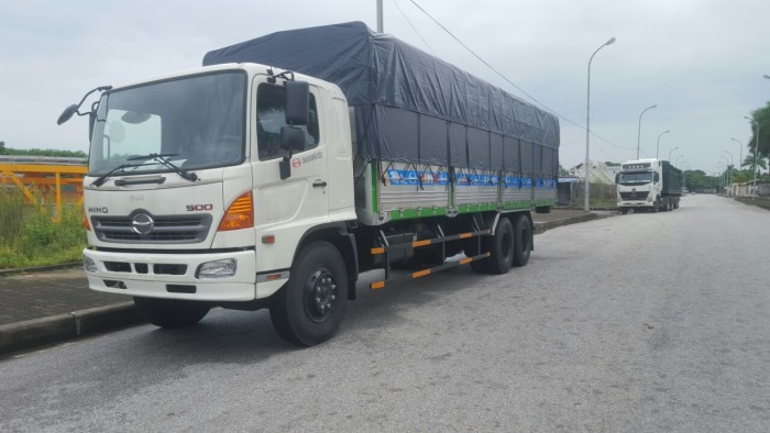 Xe tải thùng mui bạt Hino 14 tấn