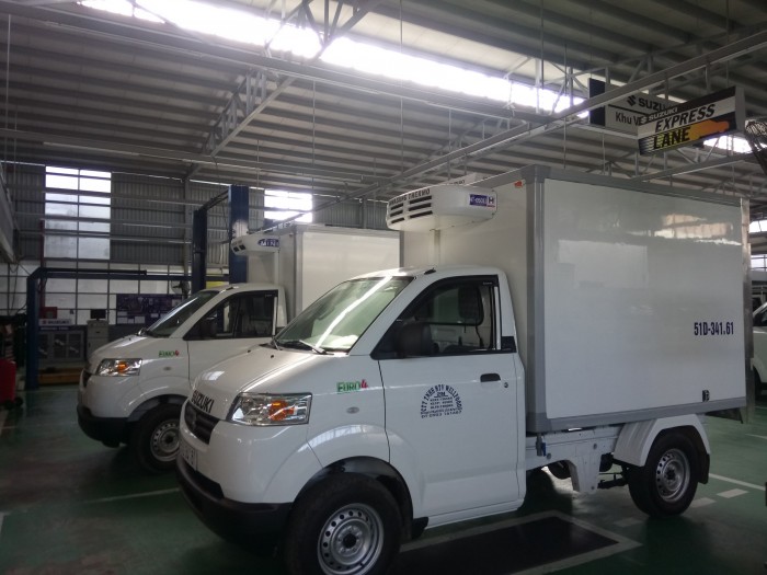 Xe tải Suzuki pro 2018 thùng đông lạnh